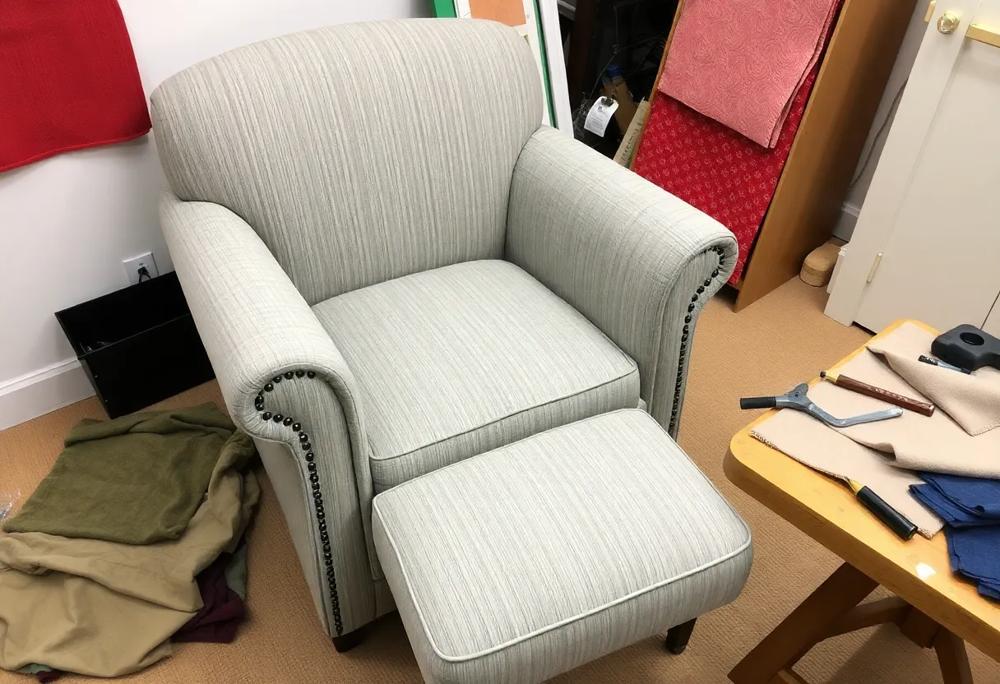 armchair reupholstery