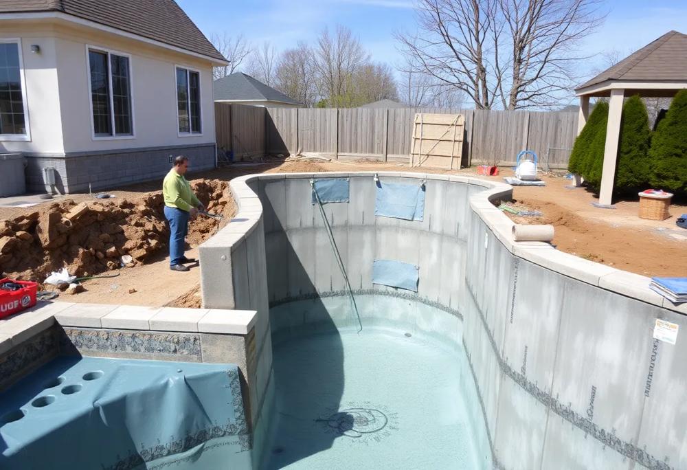 pool construction