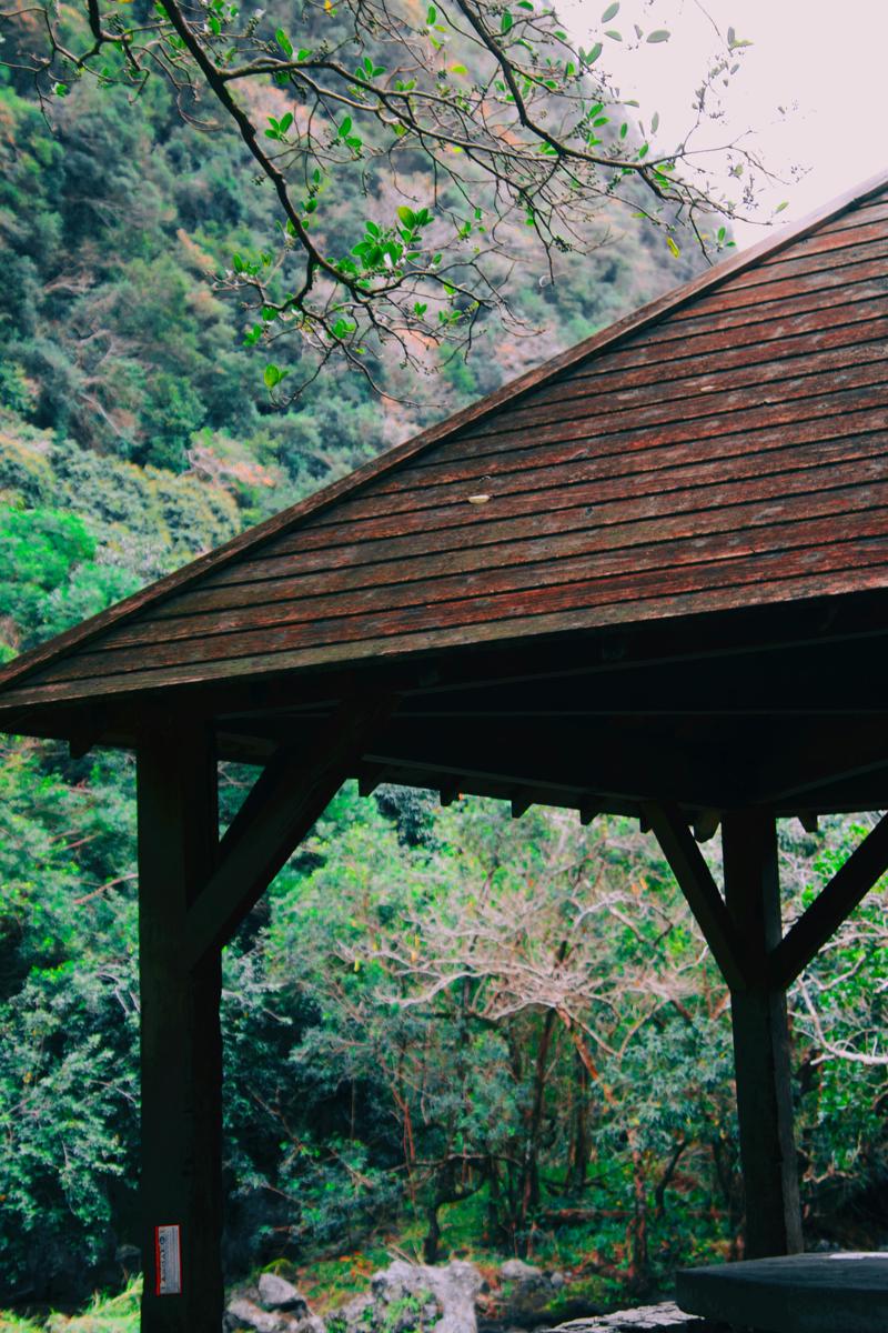 wooden gazebo